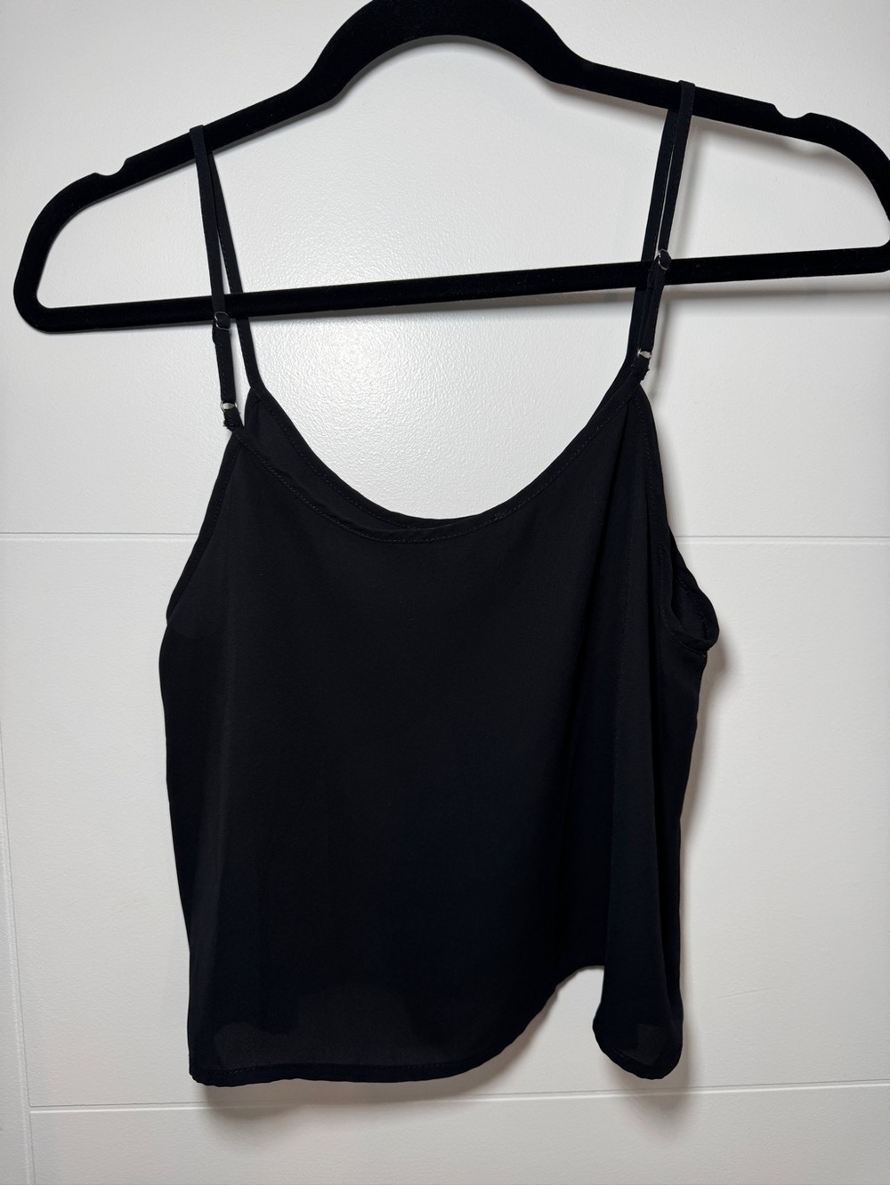 Forever 21 Black Spaghetti Strap Cami Top